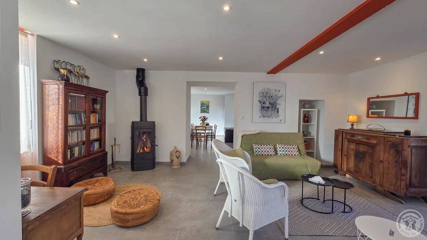 Gîte pour 6 personnes, avec jardin