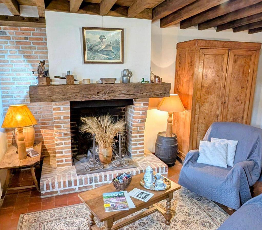 Double Room with Garden View in La Ferté-Imbault, Sologne