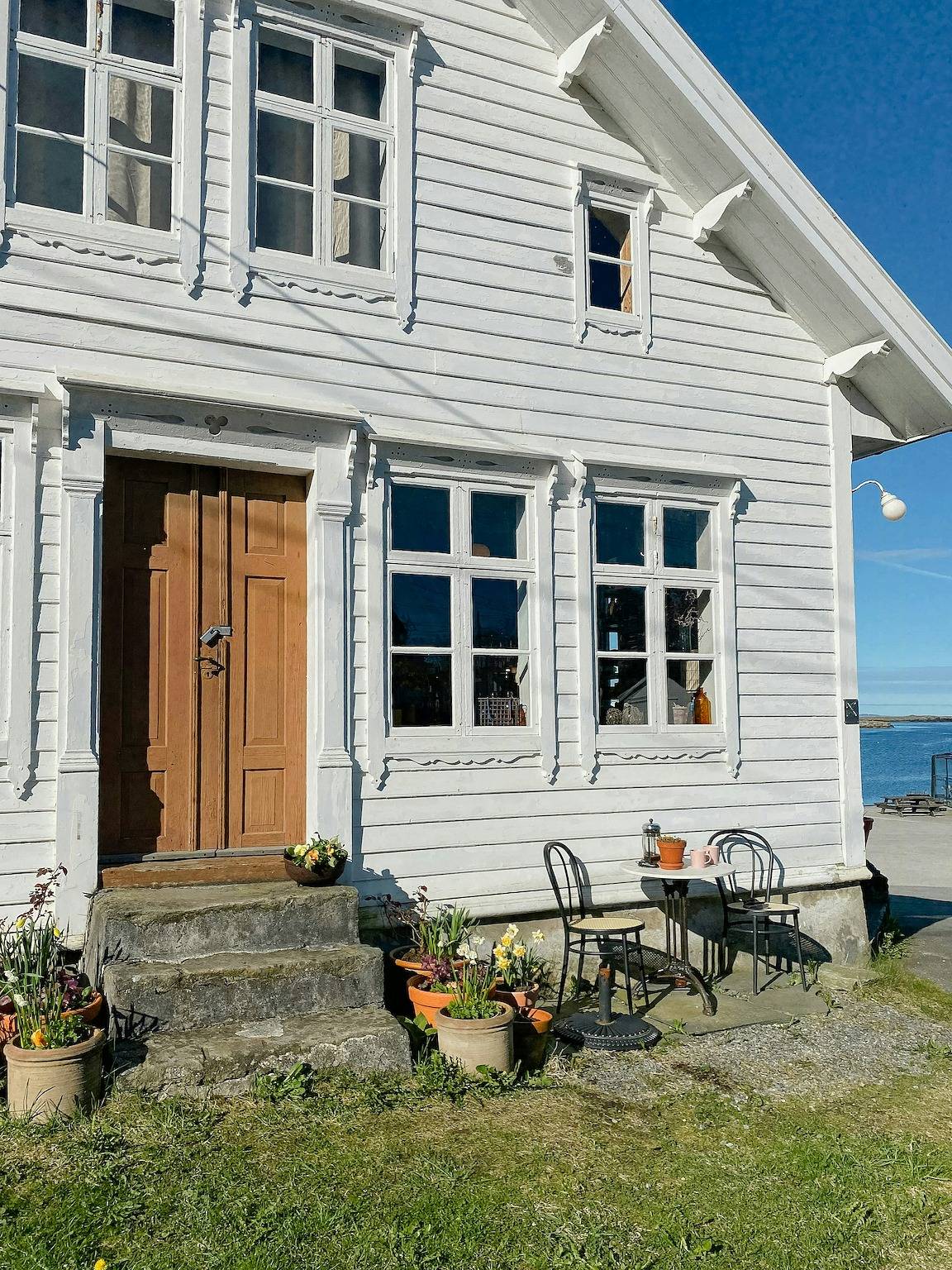 Schiffsmaklerhaus aus dem 19. Jahrhundert auf Karmøy in Karmøy