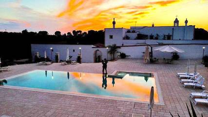 Gîte pour 2 personnes, avec jardin ainsi que piscine et vue à Polignano a Mare