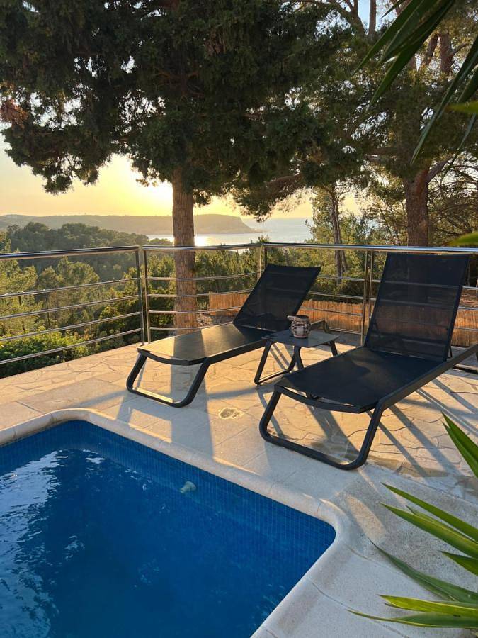 Location de vacances pour 8 personnes, avec jardin ainsi que piscine et vue, animaux acceptés dans Portinatx - 3