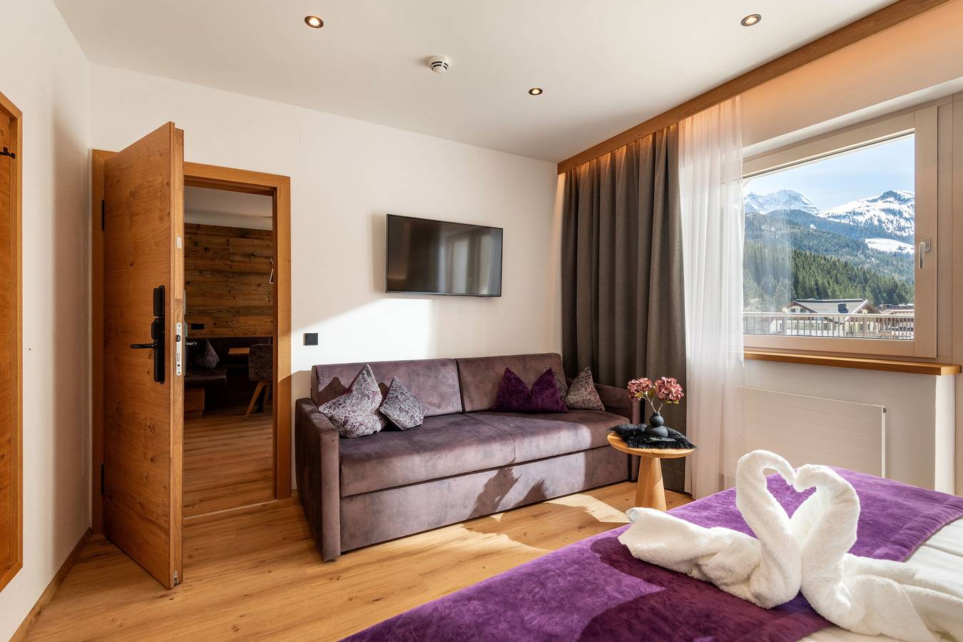 Hotel Alpinjuwel Gerlos - Doppelzimmer Bergblick in Gerlos, Zillertaler Alpen