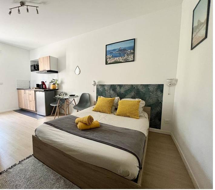 Appartement de vacances pour 2 personnes, avec Terrasse et Jardin