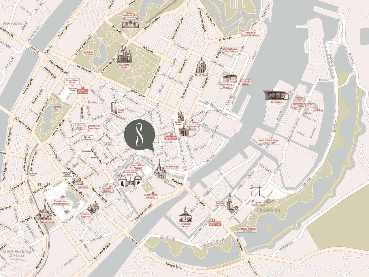 Ganze Wohnung, Admiral - Gemütliches 1-Zimmer-Apartment im Zentrum von Kopenhagen in Kopenhagen Zentrum, Kopenhagen