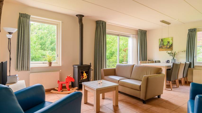 Vakantiepark voor 6 personen, met terras en balkon/terras in 