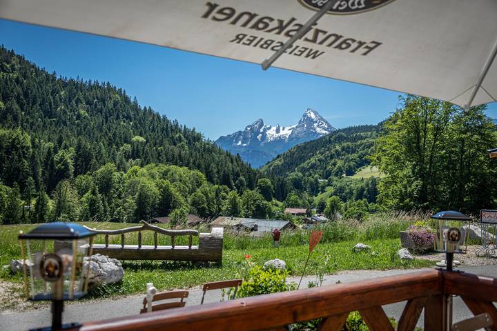 Entire holiday apartment, Gasthof-Ferienwohnungen Dürrlehen - holiday flat Untersberg, for 1-2 persons and 1 child up to 10 years old in Berchtesgaden, Berchtesgarden Alps