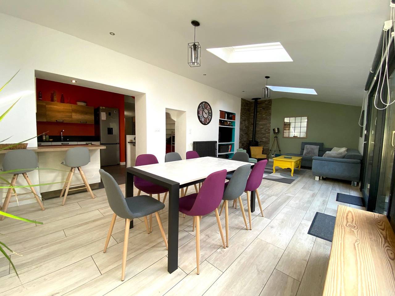 Baradoz Gwern – Familienhaus im Zentrum von Plouescat mit Garten in Plouescat, Côte des Légendes