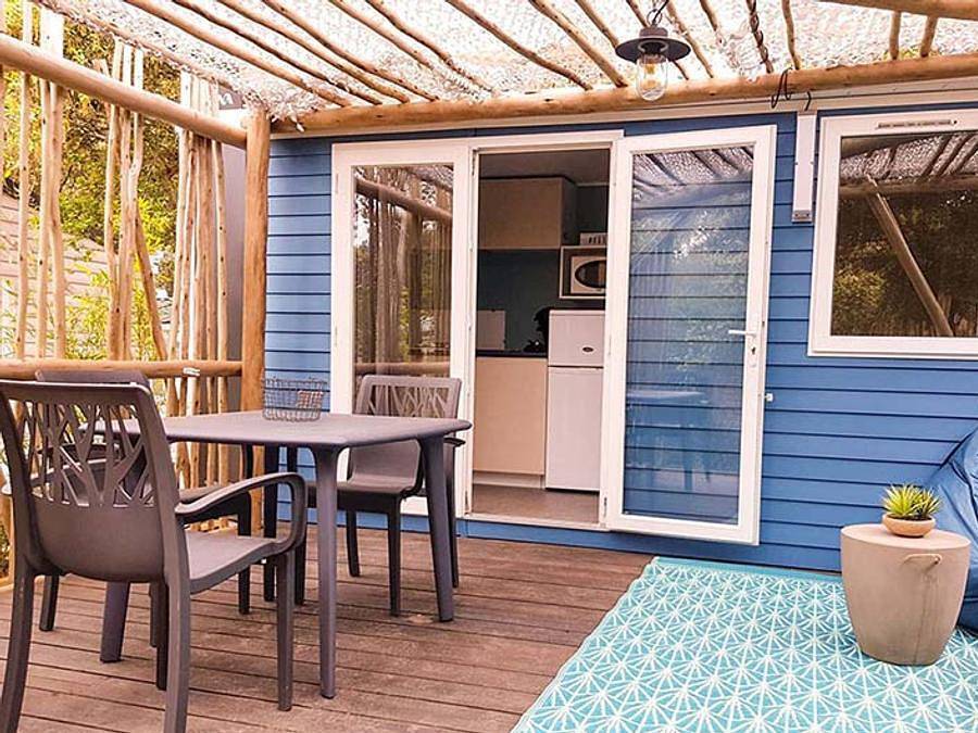 Camping La Pierre Verte  - Mobilheim 2 personen - Toi & Moi in Frejus, Mittelmeerküste (Frankreich)