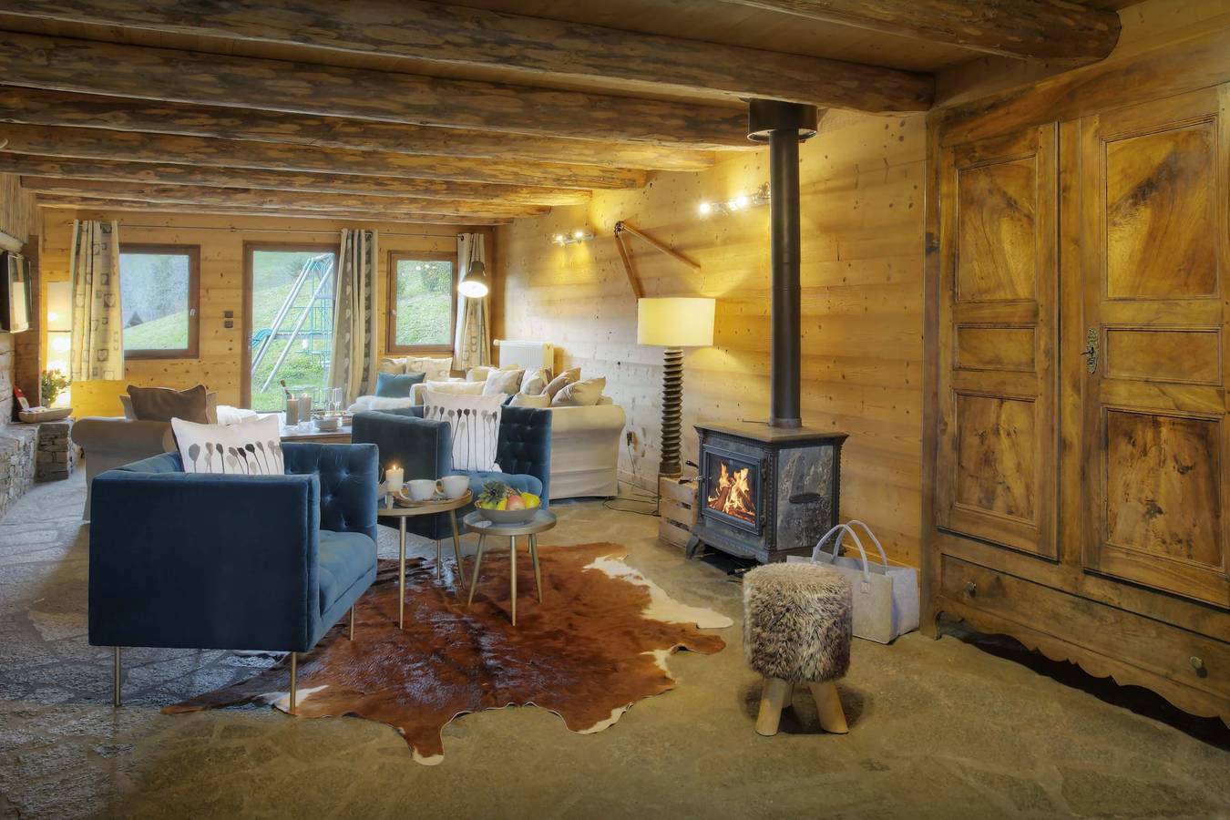 Chalet für 8 Personen mit Terrasse in Manigod, Annecy und Umgebung