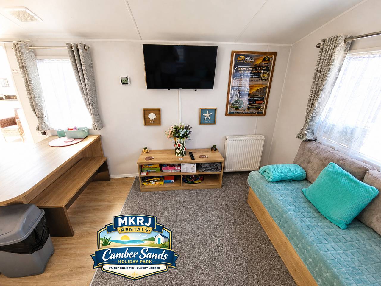 Mkrj Luxury - Parkdean Camber Sands - Sleeps 8 - Pet Friendly - lbl in Camber Sands, Camber