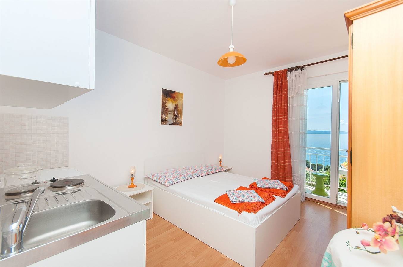 Ganzes Studio, Apartments Zorka in Ratac, Tucepi