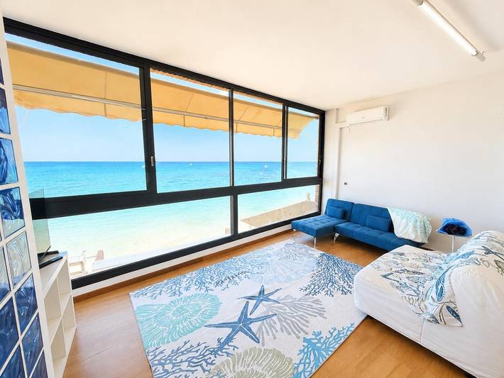 Dom dla 4 osób, z Widok na ocean i Balkon/ taras oraz Ogród i Basen w Alicante