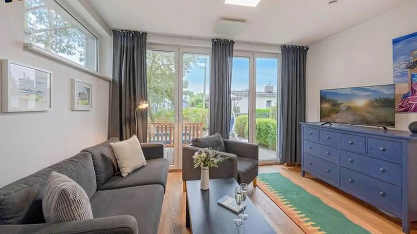 Ferienhaus mit Meerblick für 6 Personen, mit Balkon auf Usedom - 4