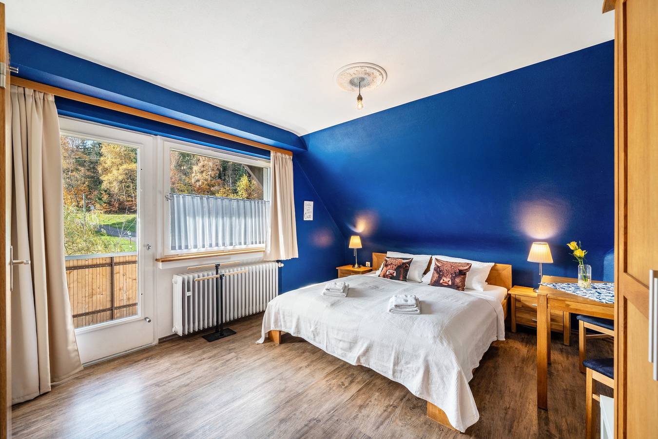 Café Pension Pfaus - 1 vakantiewoning (4 pers.), 3 tweepersoonskamers en 1 driepersoonskamer, foto 13