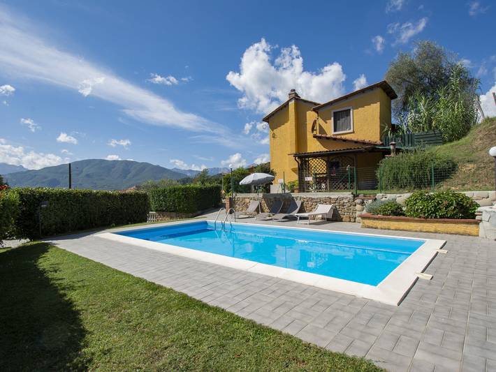Michael e Patrick in Villa Collemandina, Garfagnana