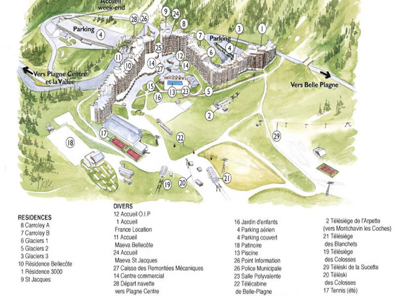 Ganze Wohnung, Renovierte und angenehme Wohnung · Herz des Resorts · Balkon in La Plagne, La Plagne-Tarentaise