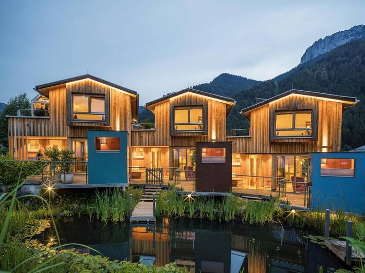 Ferienhaus für 6 Personen, mit Garten und Sauna sowie Ausblick, mit Haustier