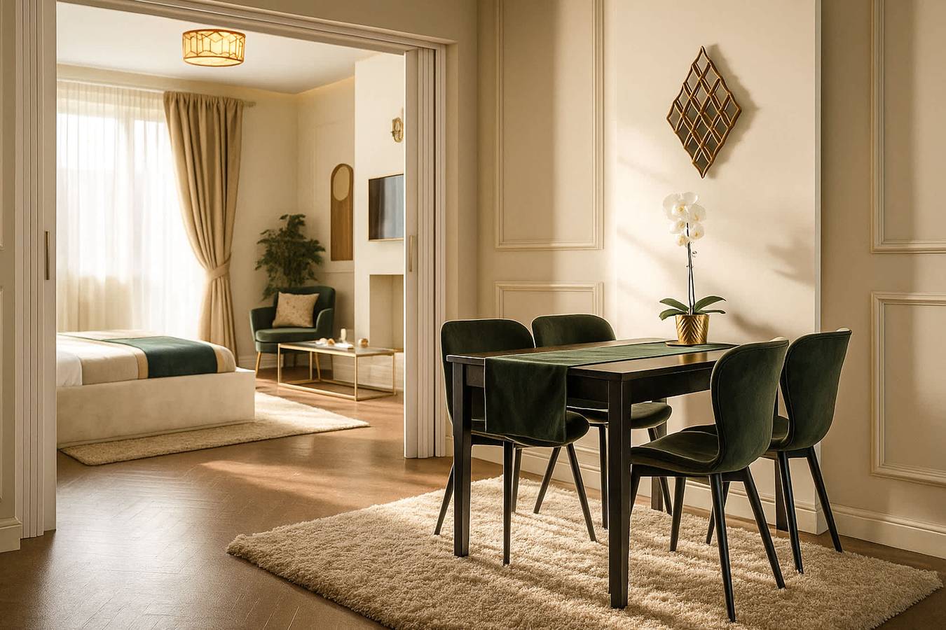 Apartamento entero, Apartamento de vacaciones para 4 personas con balcón/terraza in Bucarest, Rumania