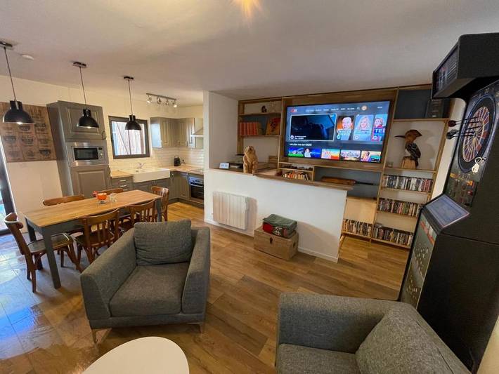Maison de vacances pour 6 personnes, avec Balcon ainsi que Terrasse et Vue à Colmars