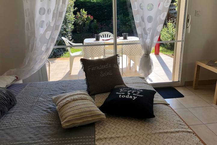 Apartamento entero, Studio 400m Lago Marino y centro pueblo,800 m del mar,acceso directo pista bicis in Vieux-Boucau-les-Bains, Côte d’Argent