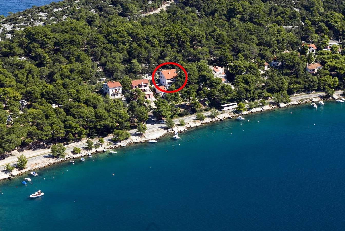 Entire apartment, One bedroom apartment with terrace and sea view Mali Lošinj A-10420-c in Losinj, Kvarn Islands