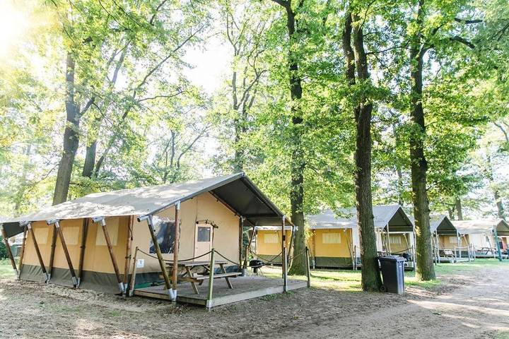 Zelt für 2 Personen, mit Terrasse und Garten sowie Seeblick und Ausblick in Haltern am See - 3