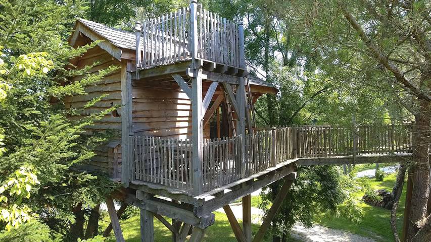Cabane dans les arbres pour 5 personnes, avec piscine en Nouvelle-Aquitaine - 2