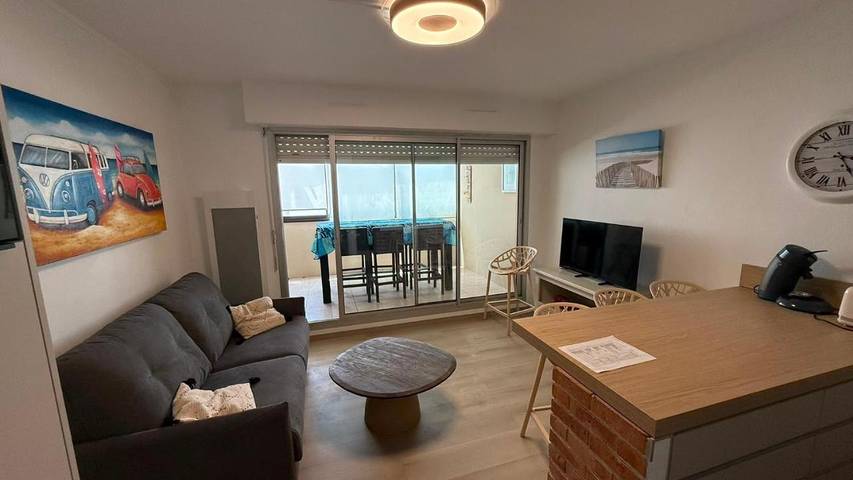 Gîte pour 6 personnes, avec Terrasse et Vue dans Plage Notre-Dame