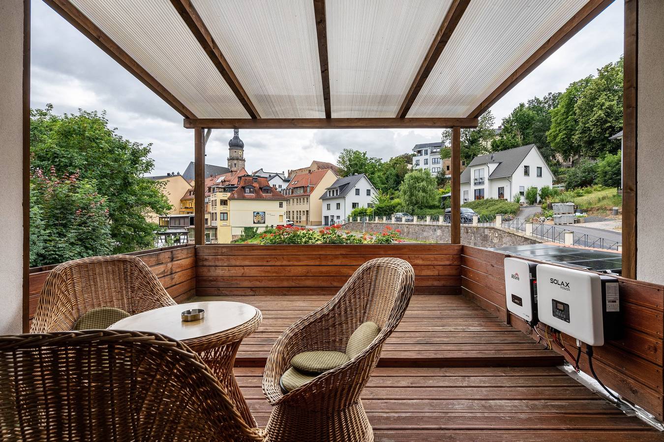 Appartement entier, Appartement "Am Residenzschloss" avec grande terrasse et Wi-Fi in Altenbourg, Thuringe orientale