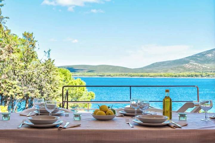 Ferienhaus für 6 Personen, mit Garten und Balkon, mit Haustier