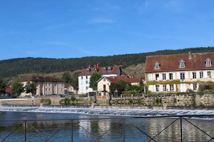 Les Tanneries in Quingey, Jura Francais