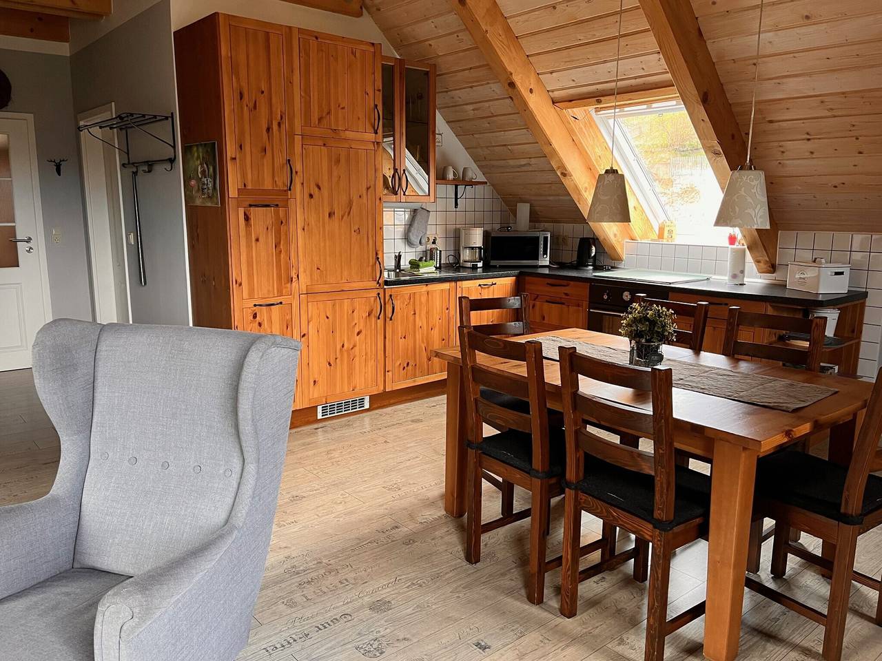 Ganze Wohnung, Ferienwohnung "Hexenstube 1" mit Balkon und Wlan in Tanne, Harzvorland