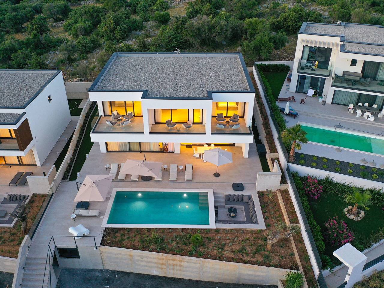 Luxuriöse Villa 360 - privater beheizter Pool in Novalja, Otok Pag