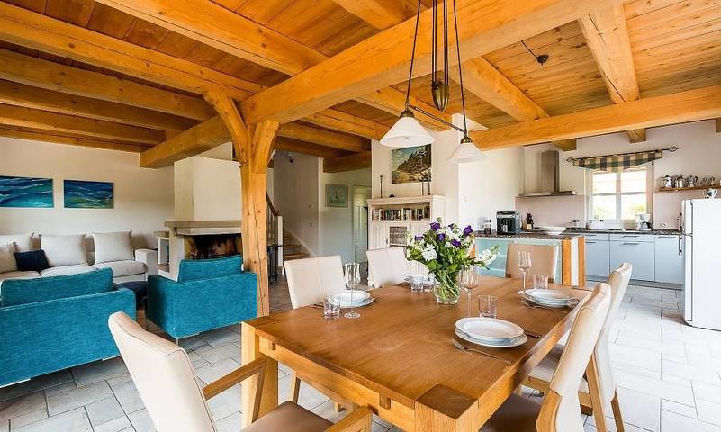 Ferienhaus für 5 Personen, mit Seeblick und Garten sowie Ausblick und Sauna auf Fischland - Darß - Zingst