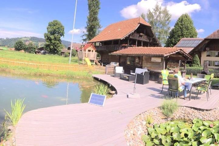 Gîte pour 5 personnes, avec jardin en Suisse