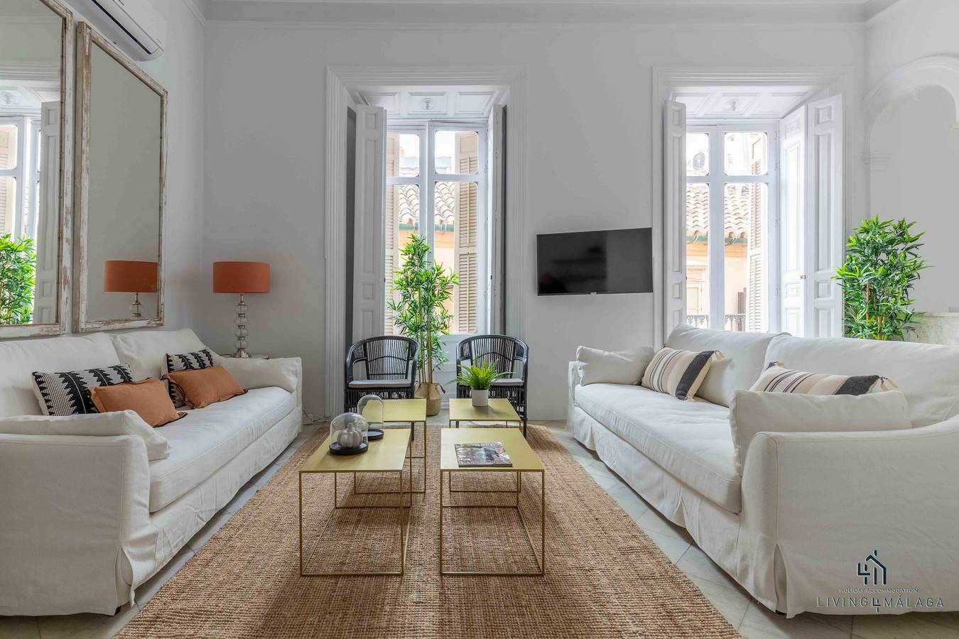 Entire vacation apartment, Living4malaga Stylish Monroy in Malaga Centro Historico, Malaga