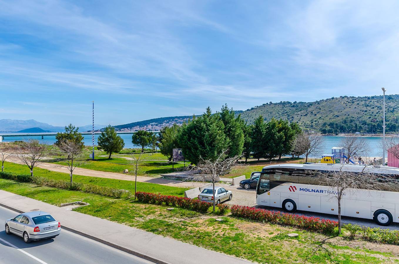 Apartamento entero, Apartamento de vacaciones para 4 personas con jardín in Gradska plaža (Trogir), Trogir