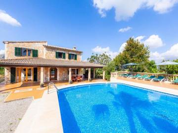 Prat de na Fideu 1 km von Alcudia: Grosse, schöne, komfortable Villa Can Cerda in Alcúdia, Mallorca Norden für 8 