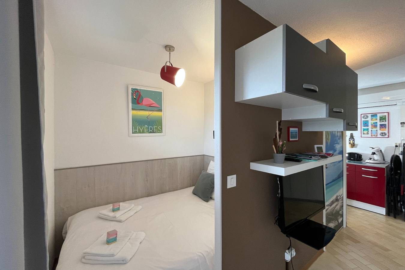 Estudio entero, The Little Arbanais : Ideal studio near the sea in Hyeres, Parque nacional Port-Cros