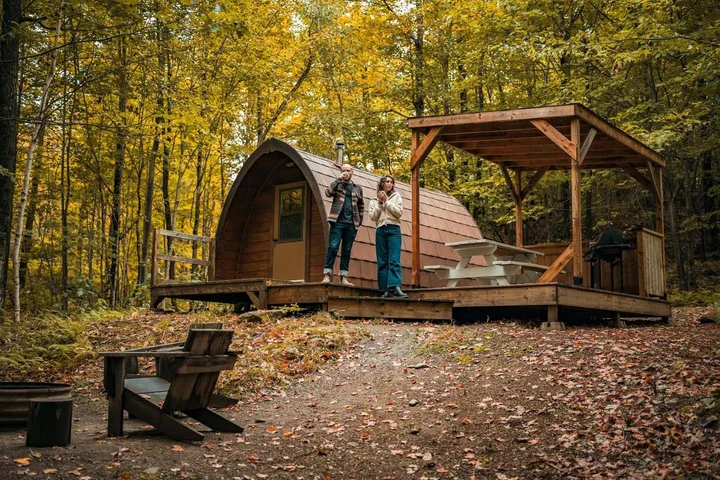 Camping para 2 personas, con jardín además de vistas y piscina - 1
