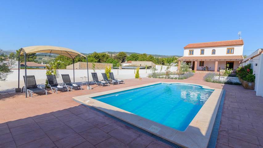 Chalet para 15 personas, con piscina y balcón/terraza en Alhama - 2