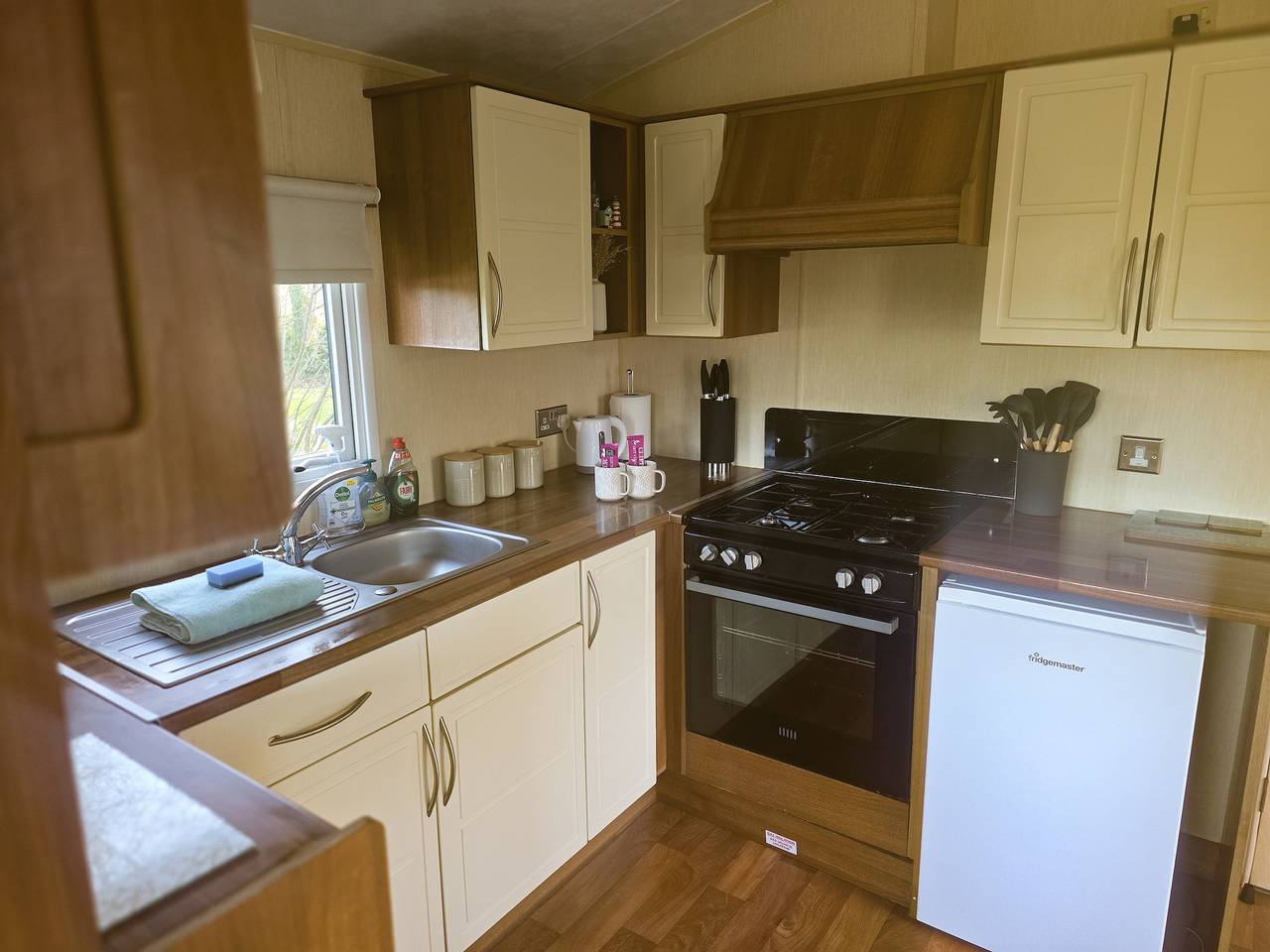 Caravan 1 at Blackmoor Farm near Tenby in Pembrokeshire