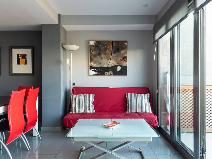 Ferienhaus für 3 Personen, mit Balkon und Garten, kinderfreundlich in Las Palmas