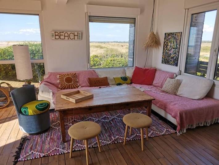 Location de vacances pour 4 personnes, avec vue ainsi que terrasse et jardin à Anneville-sur-Mer - 3