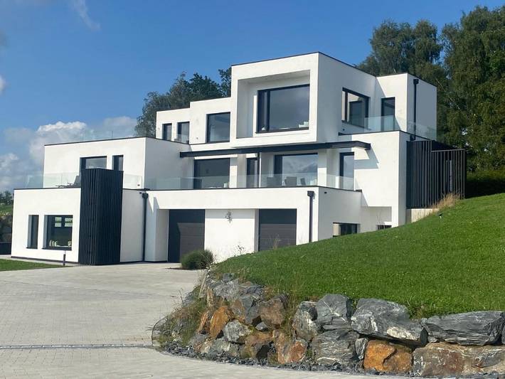Ferienwohnung für 5 Personen, mit Balkon und Terrasse sowie Garten und Sauna in Moosbach