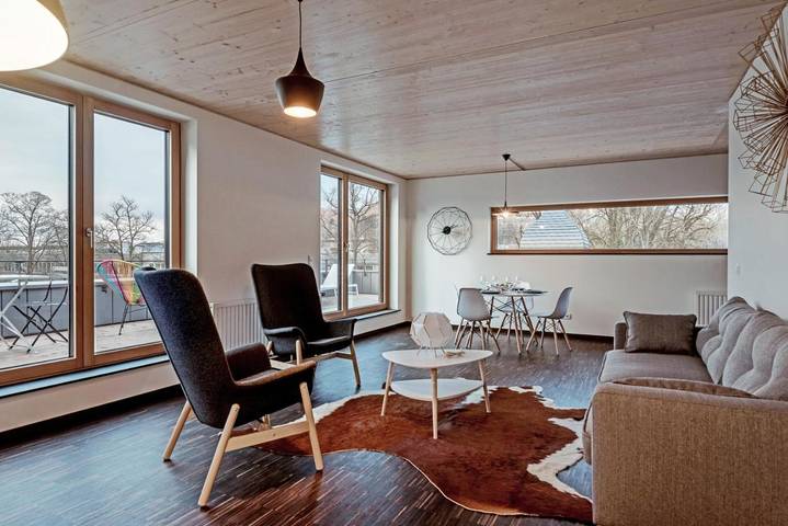 Appartement voor 6 personen, with Balkon and Terras as well as Tuin and Uitzicht in Luxemburg (stad)