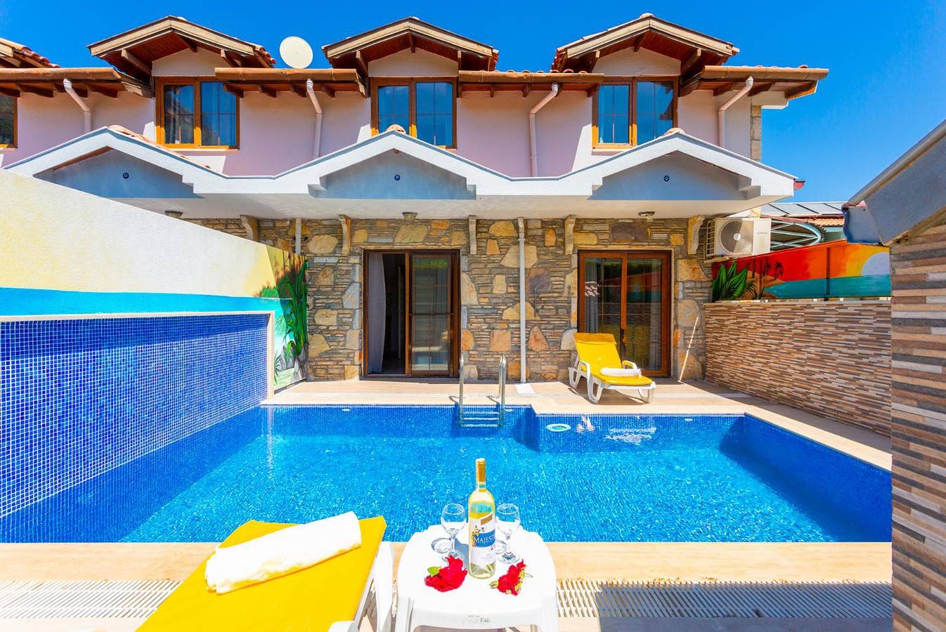 Chalet para 5 personas con terraza in Ortaca, Muğla