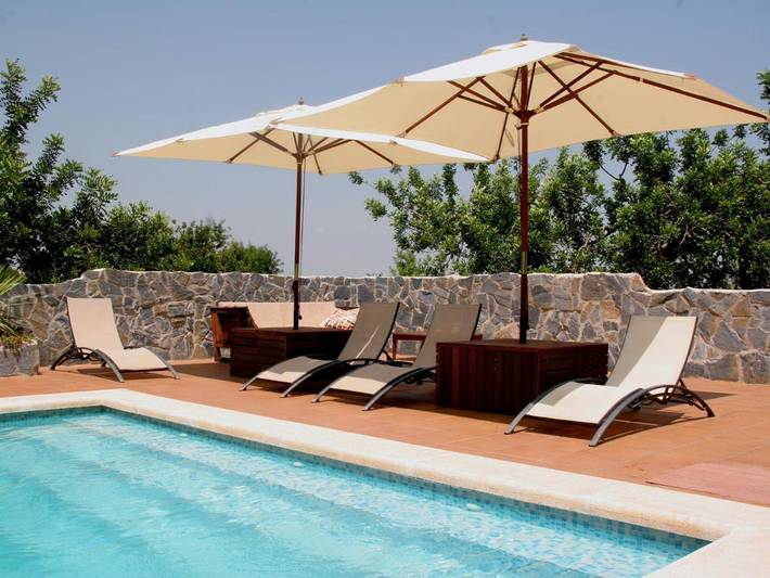 Location de vacances pour 3 personnes, avec piscine ainsi que vue et jardin à Benicarló - 2