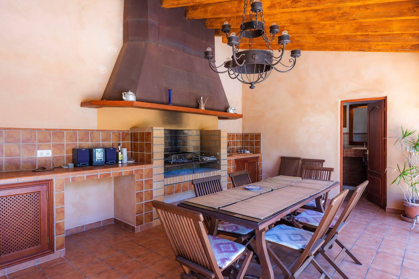 Abgelegene Finca mit Pool, Terrassen, Balkon, Garten und Wlan in Felanitx, Mallorca Süden