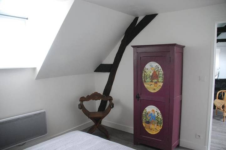 Appartement entier, Le grenier d'Orange  .  Appart dans maison ancienne à  20 m de la rue piétonne in Amboise, Région de Tours